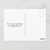 Rood cheque 4 Foto Briefkaart Holiday Card (Achterkant)