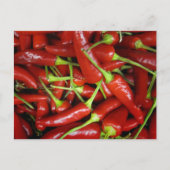 Rood Chili Peppers Gift Range Briefkaart (Voorkant)