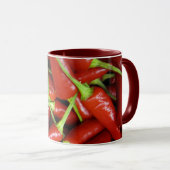 Rood Chili Peppers Gift Range Mok (Voorkant rechts)