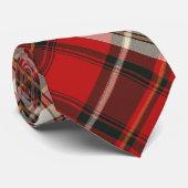 Rood, chocolade en room plakken stropdas (Opgerold)