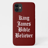 Rood Christelijk Geloof Koning James Bijbelgelovig Case-Mate iPhone Case (Achterkant)