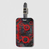 rood circuit bagagelabel (Voorkant (verticaal))