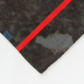 rood circuit fleece deken (Hoek)