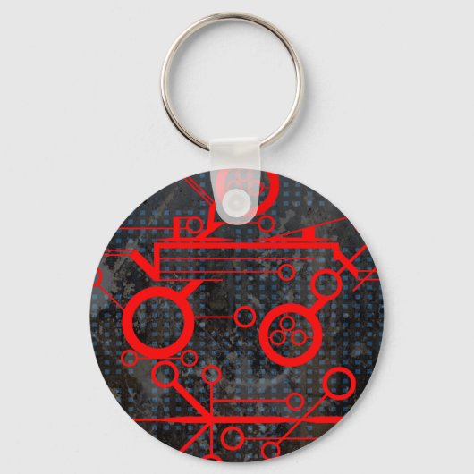 rood circuit sleutelhanger (Voorkant)