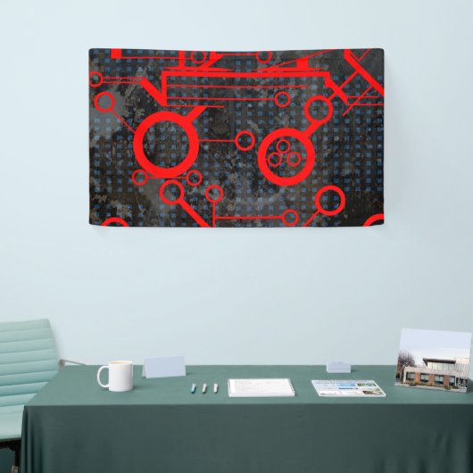 rood circuit spandoek (Beurs)