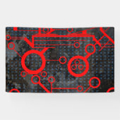 rood circuit spandoek (Horizontaal)