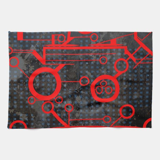 rood circuit theedoek (Horizontaal)