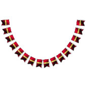 rood, confetti, zwart, goud, banner, sjabloon, vlaggetjes (Alle)