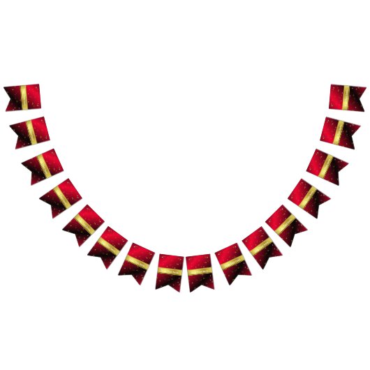 rood, confetti, zwart, goud, banner, sjabloon, vlaggetjes (Alle)