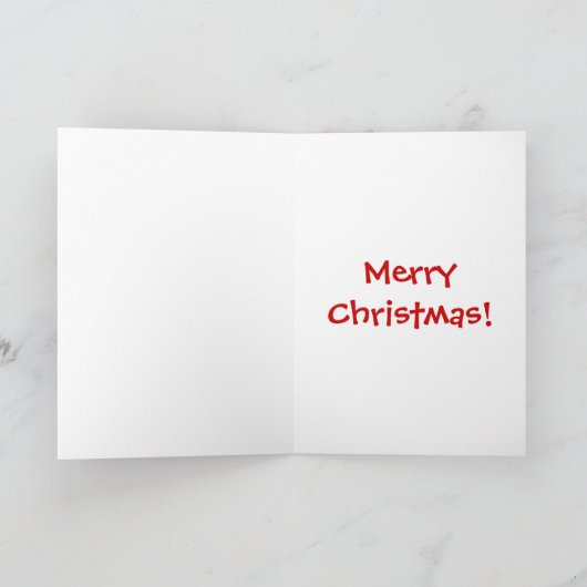 Rood Corvette 1979 Feestdagen Kaart (Binnen)