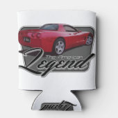 Rood Coupe Legend Blikjeskoeler (Achterkant)