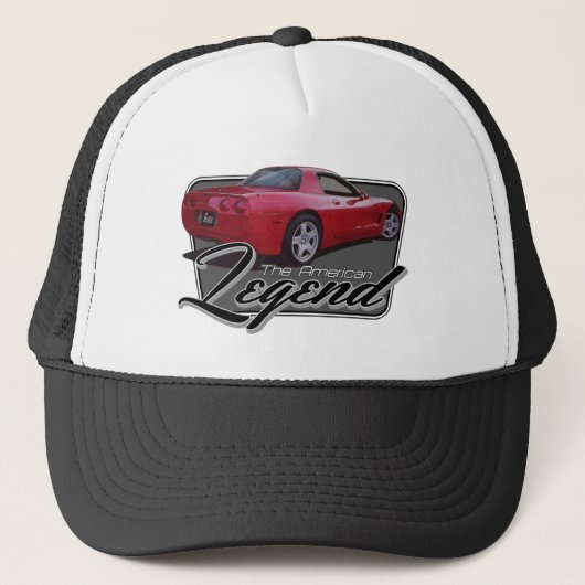 Rood Coupe Legend Trucker Pet (Voorkant)