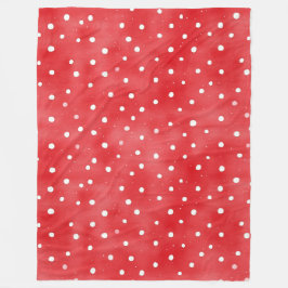 Rood Crème Plaid Strepen Verjaardag Fleece Deken