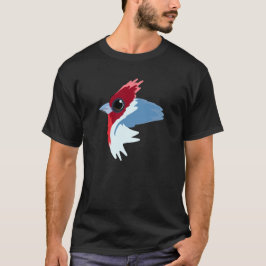 Rood-Crested Cardinaal Bird T-shirt