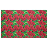 Rood / Crimson Waterverf Roos Stof (Fat Quarter)