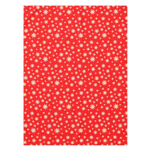 Rood Daisy tafelkleed (Voorkant)