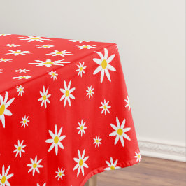 Rood Daisy tafelkleed