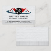 Rood Dak Home | Hardware Gereedschap Visitekaartje (Voorkant / Achterkant)