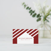 rood dak visitekaartje (Staand voorkant)