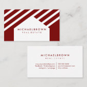 rood dak visitekaartje (Voorkant / Achterkant)