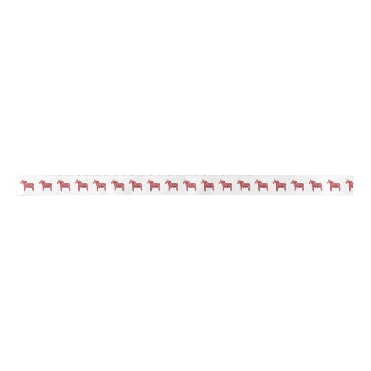 Rood Dala Paard Lint (Voorkant)