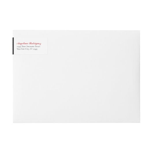 Rood Damask Pattern Afstuderen (Voorkant)