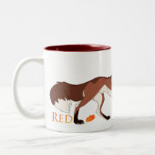 Rood de Fox Tweekleurige Koffiemok (Links)