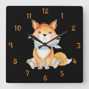 Rood de Foxx wandklok
