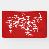 Rood de mooiste tijd van het jaar waarin je het ku spandoek (Horizontaal)