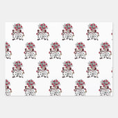 rood De Rozen schilderen Inpakpapier Vel (Voorkant 2)