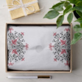 rood De Rozen schilderen Tissuepapier (Geschenk)