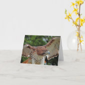 Rood-de steel verwijderde van de notakaart van de kaart (Gele Bloem)