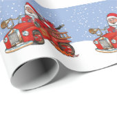 Rood de vakantie verpakkend document van de cadeaupapier (Rol Hoek)