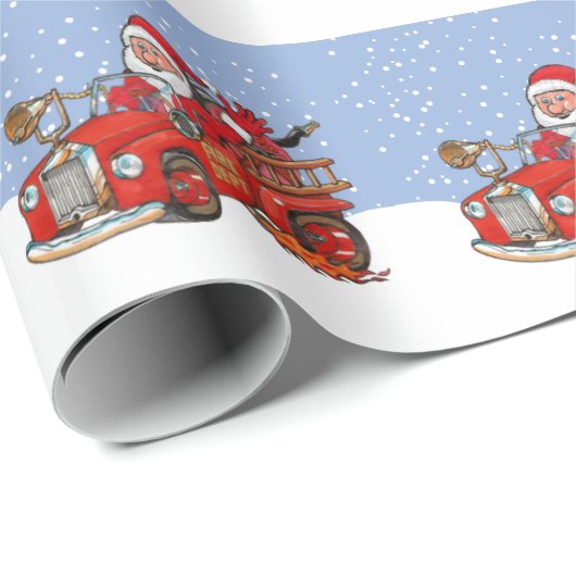 Rood de vakantie verpakkend document van de cadeaupapier (Rol Hoek)