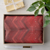 Rood Decoratief Kerst Glit Holiday Tissue Papier (Geschenk)