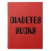 Rood diabetes notitieboek (Voorkant)