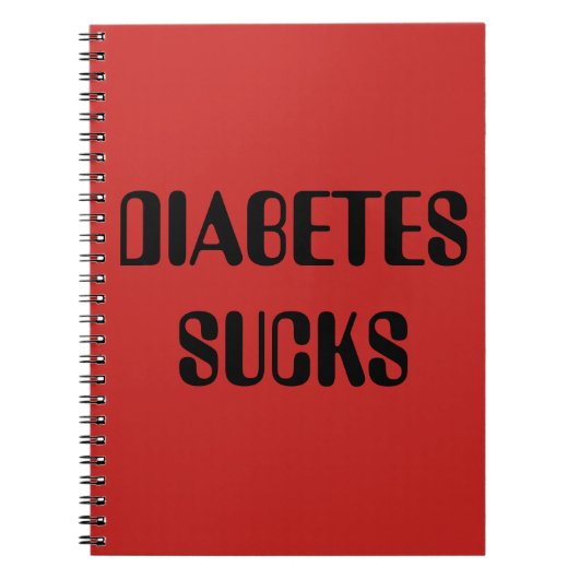 Rood diabetes notitieboek (Voorkant)