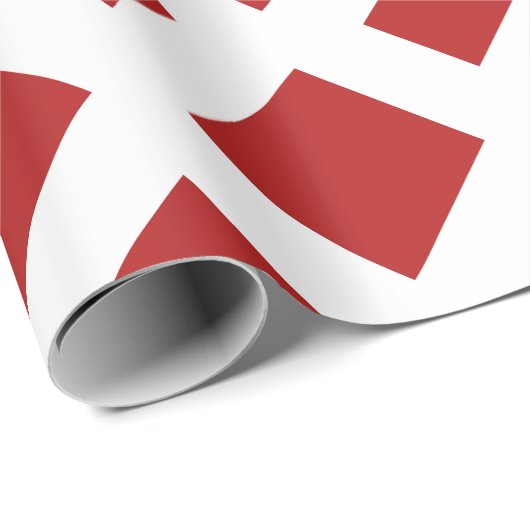 Rood diamant, witte rand cadeaupapier (Rol Hoek)