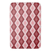 Rood diamantpatroon badmat (Voorkant Verticaal)