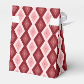 Rood diamantpatroon bedankdoosjes (Achterkant)