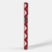 Rood diamantpatroon Case-Mate iPhone case (Achterkant / Rechts)