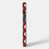 Rood diamantpatroon Case-Mate iPhone case (Achterkant / Links)