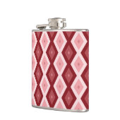 Rood diamantpatroon heupfles (Links)