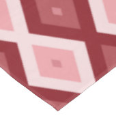 Rood diamantpatroon tafelkleed (Gekanteld)