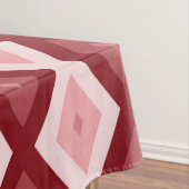 Rood diamantpatroon tafelkleed (Voorbeeld)