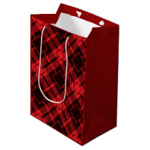 Rood diamantpatroon Tartan Inpakpapier