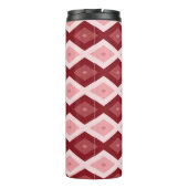 Rood diamantpatroon thermosbeker (Achterkant)
