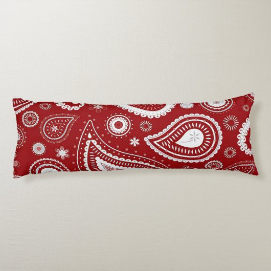 Rood-diep als je lichaam kussen (Achterkant)