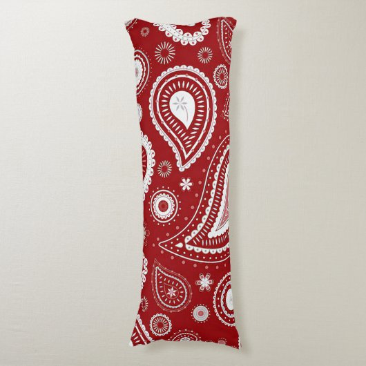 Rood-diep als je lichaam kussen (Voorkant Verticaal)