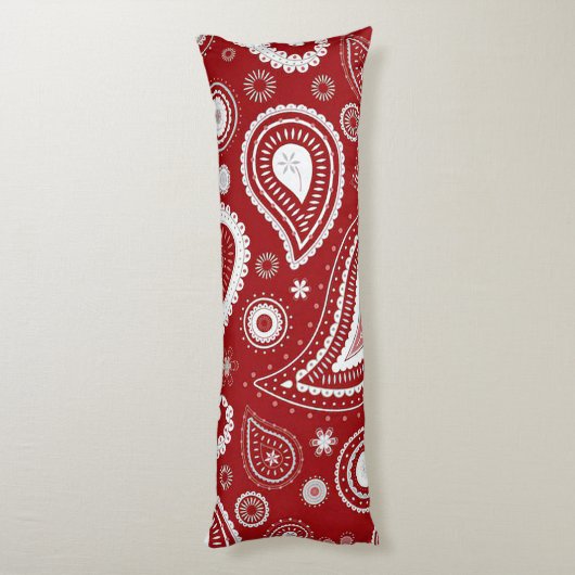 Rood-diep als je lichaam kussen (Achterkant (Verticaal))